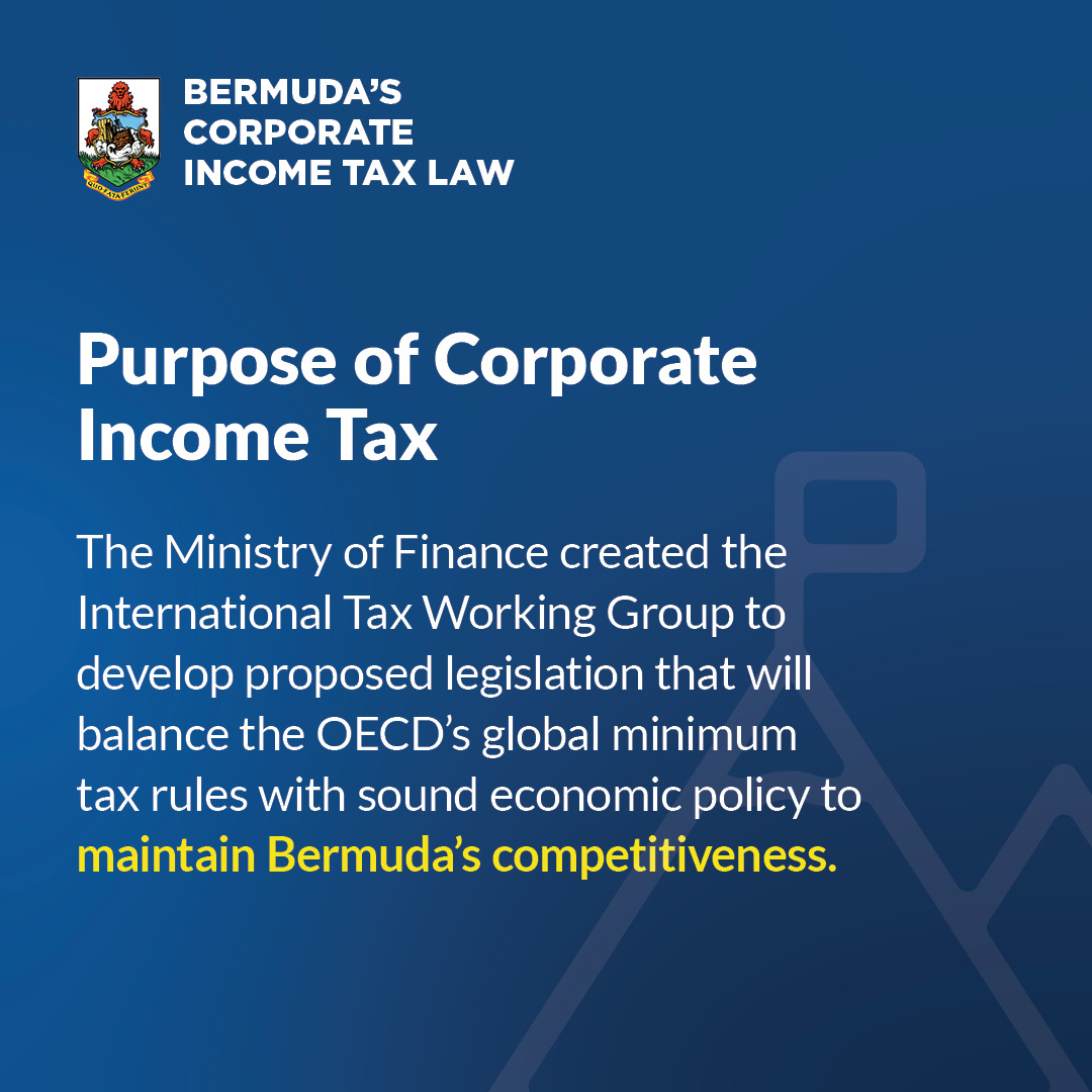 Bermuda Corporate Tax Government of Bermuda